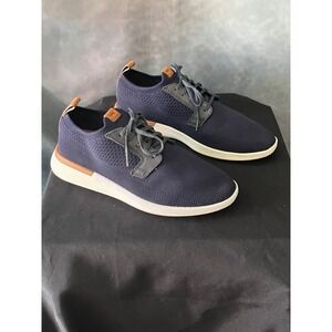 Wolf & Shepherd Swiftknit Navy Knit Hybrid Oxford Dress Shoes - Mens 8/Womens 10